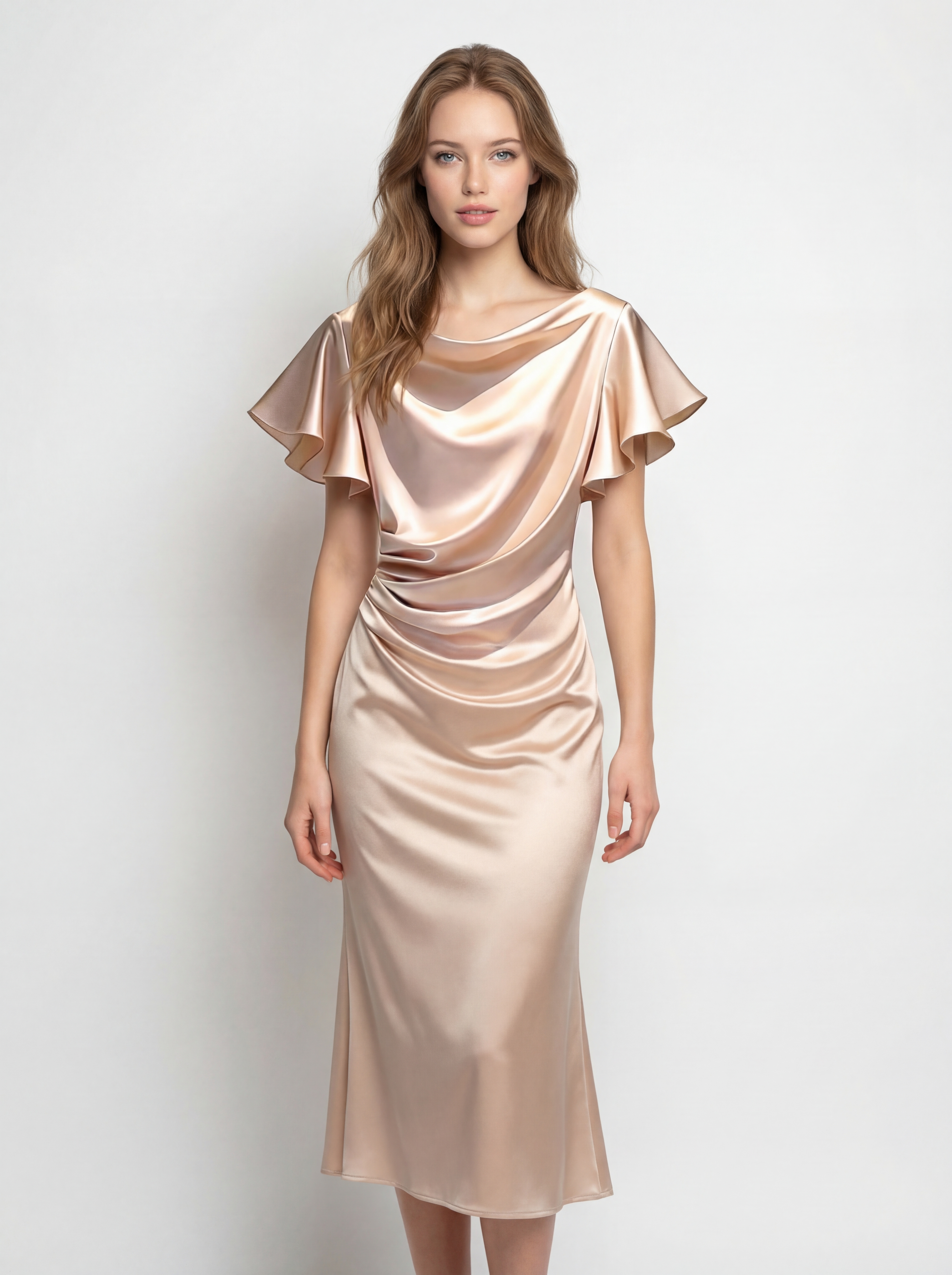 French Style Gown After AI modeling